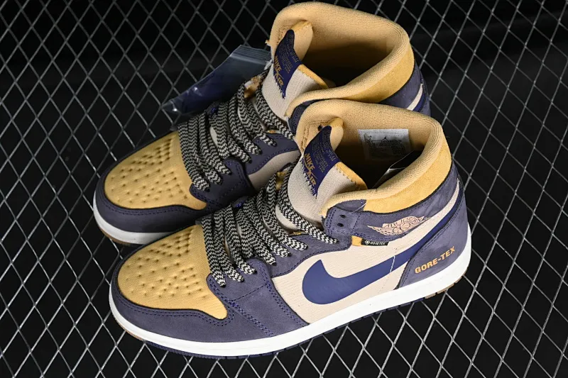 All categories Air Jordan Jordan series basketball shoes Air Jordan 1 High Air Jordan 1 Element "Gore-Tex" AJ1 Joe 1 light brown purple high-top basketball shoes DB2889-501